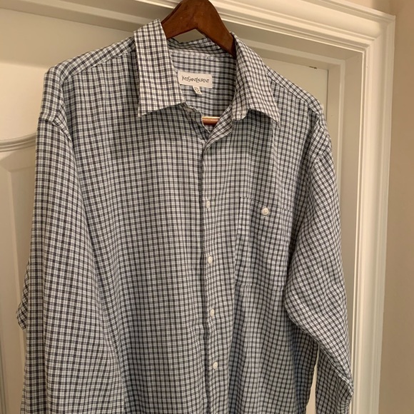 Yves Saint Laurent button down 17.5 34/35 - Picture 3 of 5